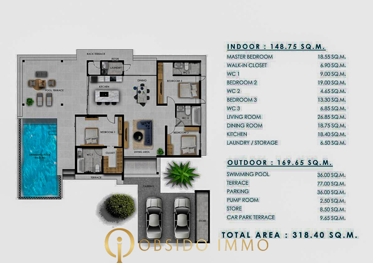 Obsido – Achat immobilier – Hua Hin – Villa – Sivana-32