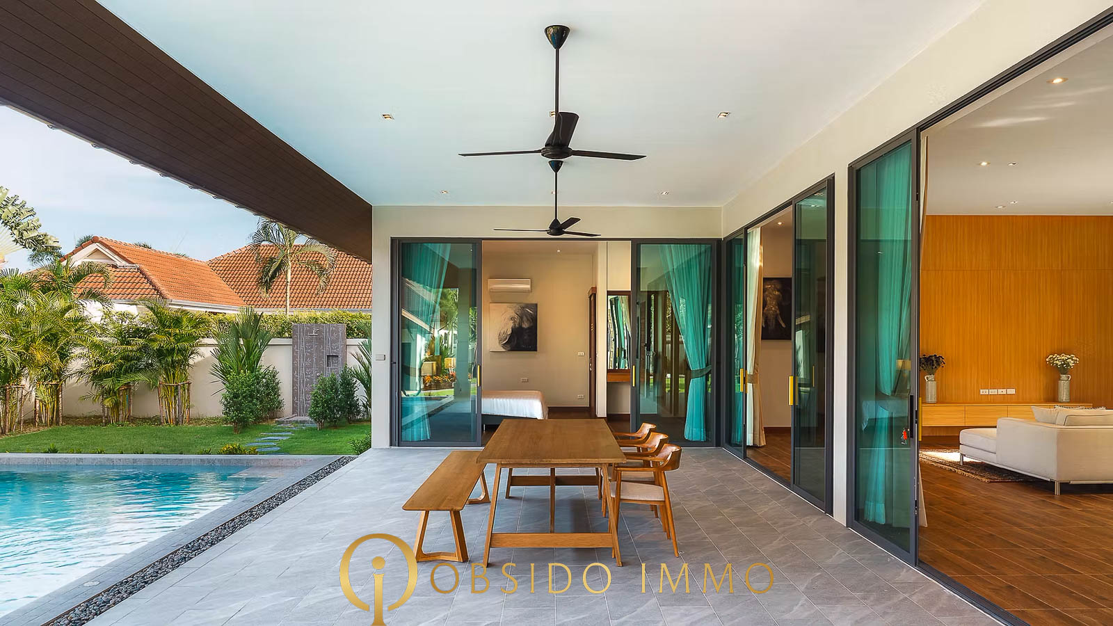 Obsido – Achat immobilier – Hua Hin – villa – Panorama Black Mountain -12