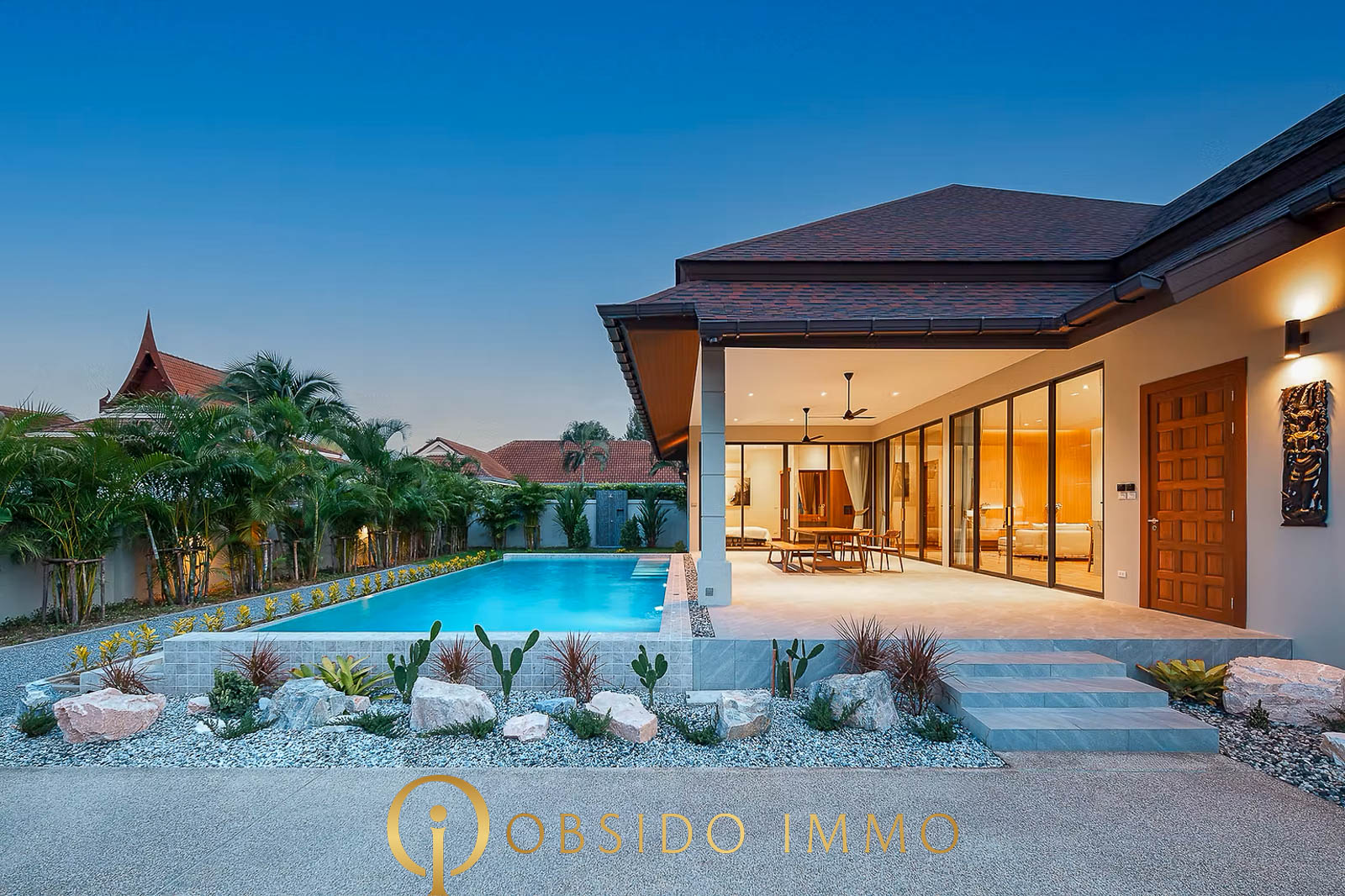 Obsido – Achat immobilier – Hua Hin – villa – Panorama Black Mountain -28