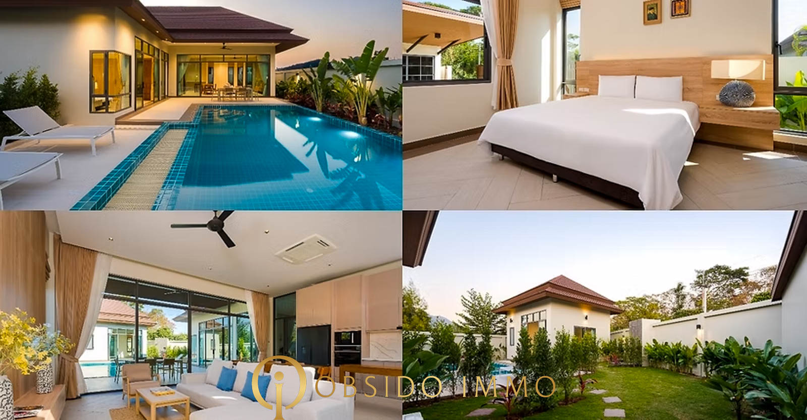 Obsido – Achat immobilier – Hua Hin – villa – Panorama Black Mountain -3
