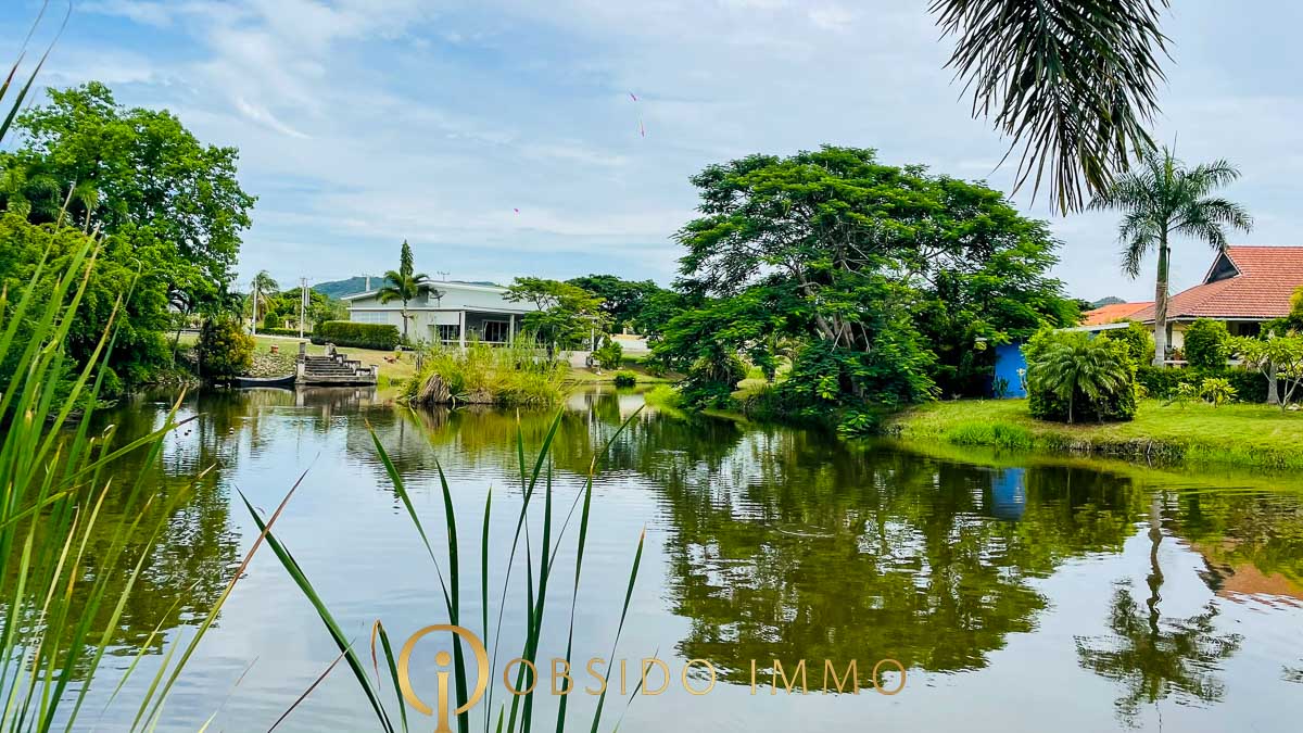 Obsido – Achat immobilier – Hua Hin – Terrain bord de lac Black Moutain-08