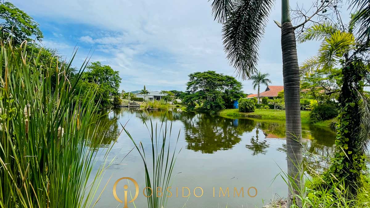 Obsido – Achat immobilier – Hua Hin – Terrain bord de lac Black Moutain-09
