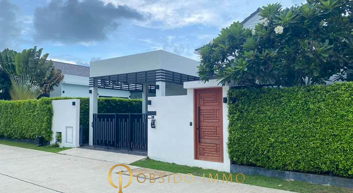 Obsido – Achat immobilier – Hua Hin – villa – Sivana Hideaway – plot 28 -7-2