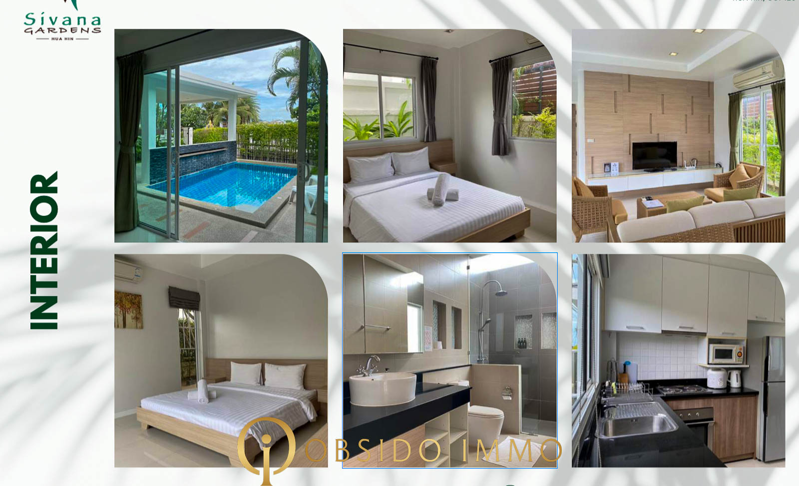 Obsido – Achat immobilier – Hua Hin – villa – Sivana garden – plot 2 -5