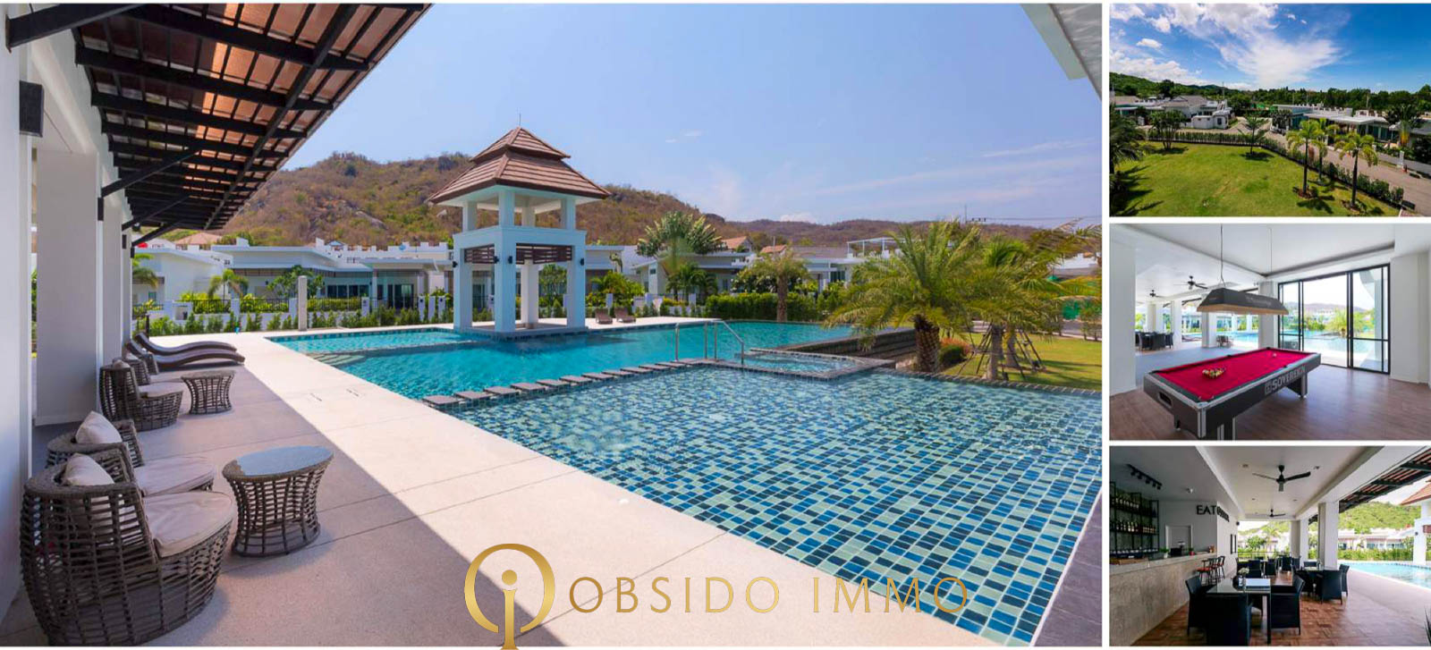 Obsido – Achat immobilier – Hua Hin – villa – Sivana garden – plot 7 -1