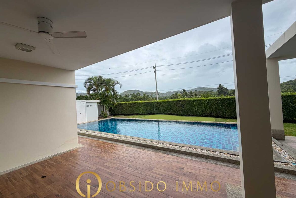 Obsido Immo – Hua Hin – Villa – Emerald Scenery – -01