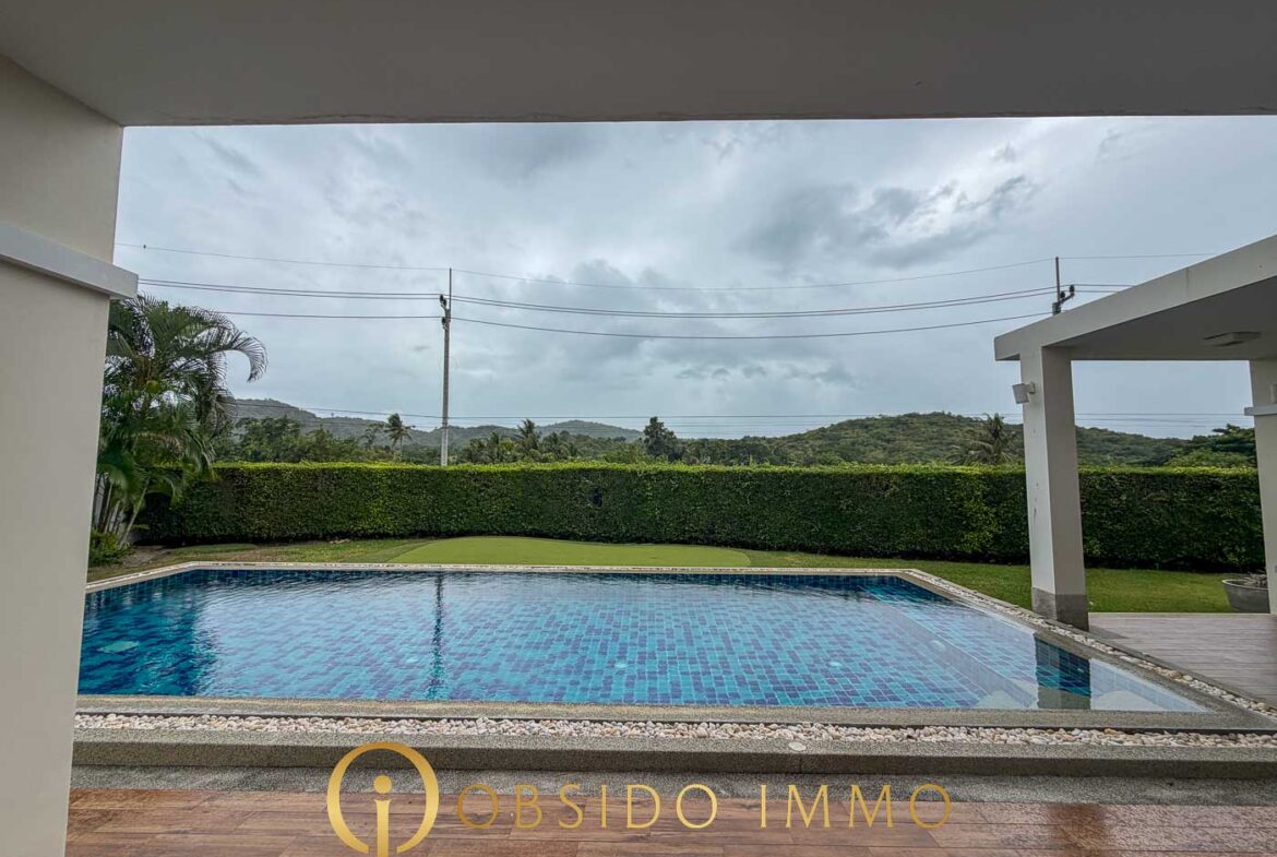 Obsido Immo – Hua Hin – Villa – Emerald Scenery – -02