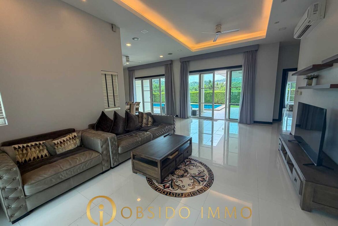 Obsido Immo – Hua Hin – Villa – Emerald Scenery – -13