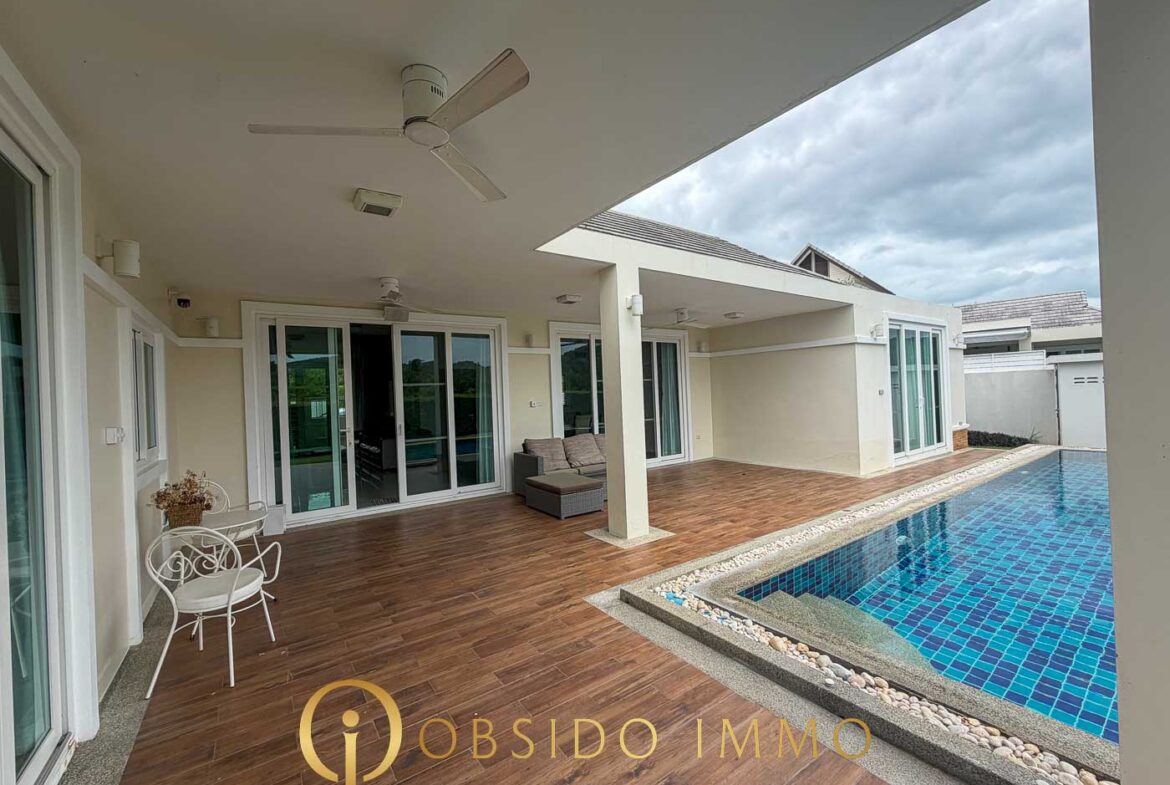 Obsido Immo – Hua Hin – Villa – Emerald Scenery – -14