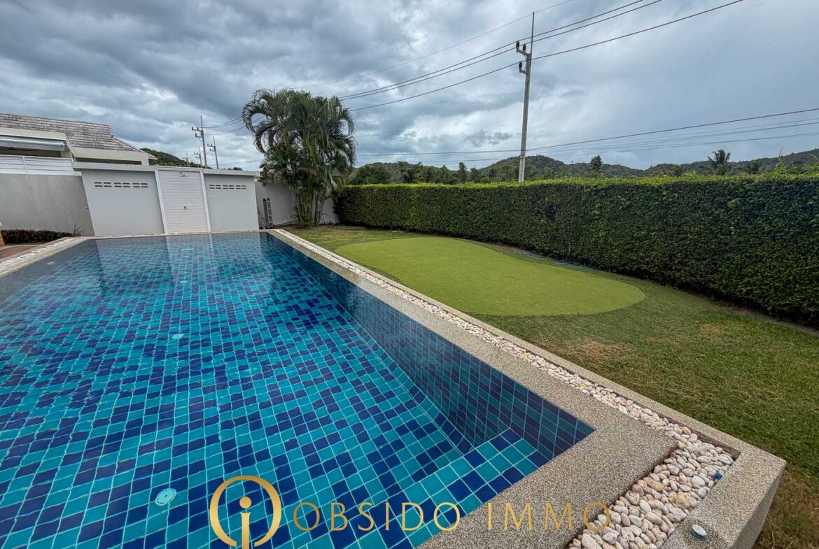 Obsido Immo – Hua Hin – Villa – Emerald Scenery – -15