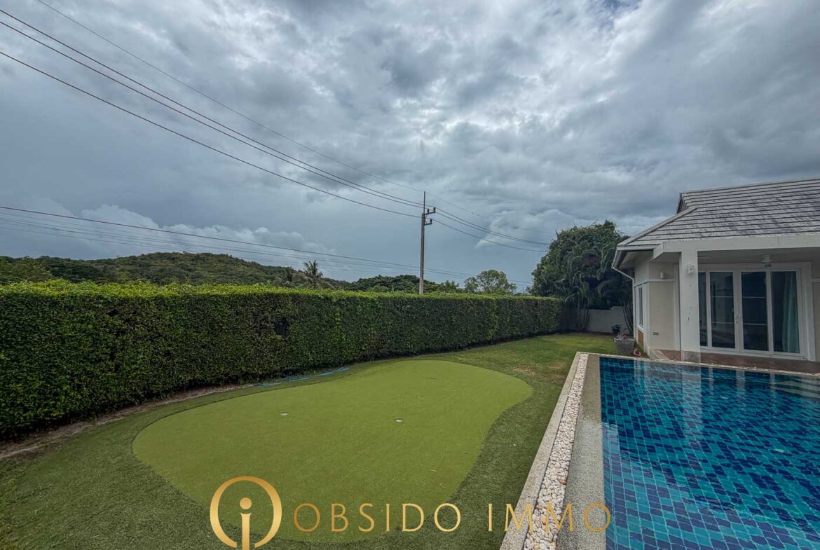 Obsido Immo – Hua Hin – Villa – Emerald Scenery – -17