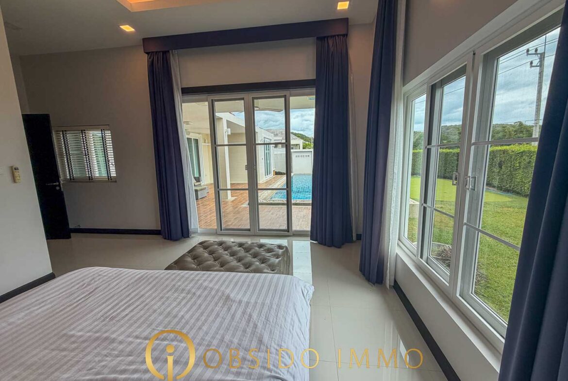 Obsido Immo – Hua Hin – Villa – Emerald Scenery – -25