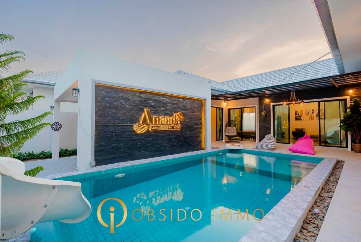 Obsido Immo – Hua Hin – Villa – Ananda – 4 bedrooms – -01
